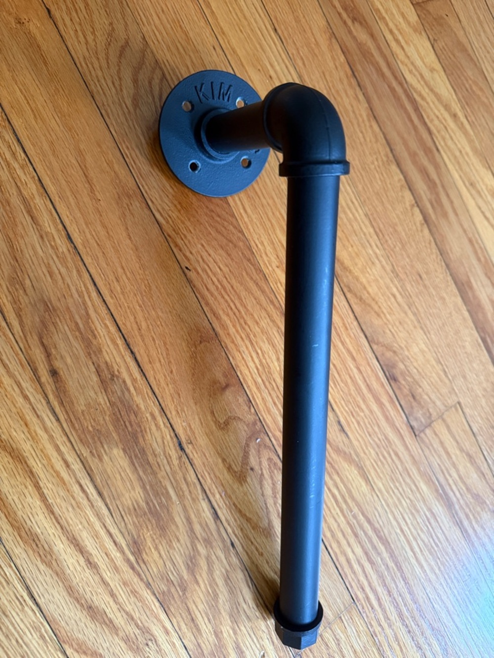 Matte Black Industrial Paper Towel Holder